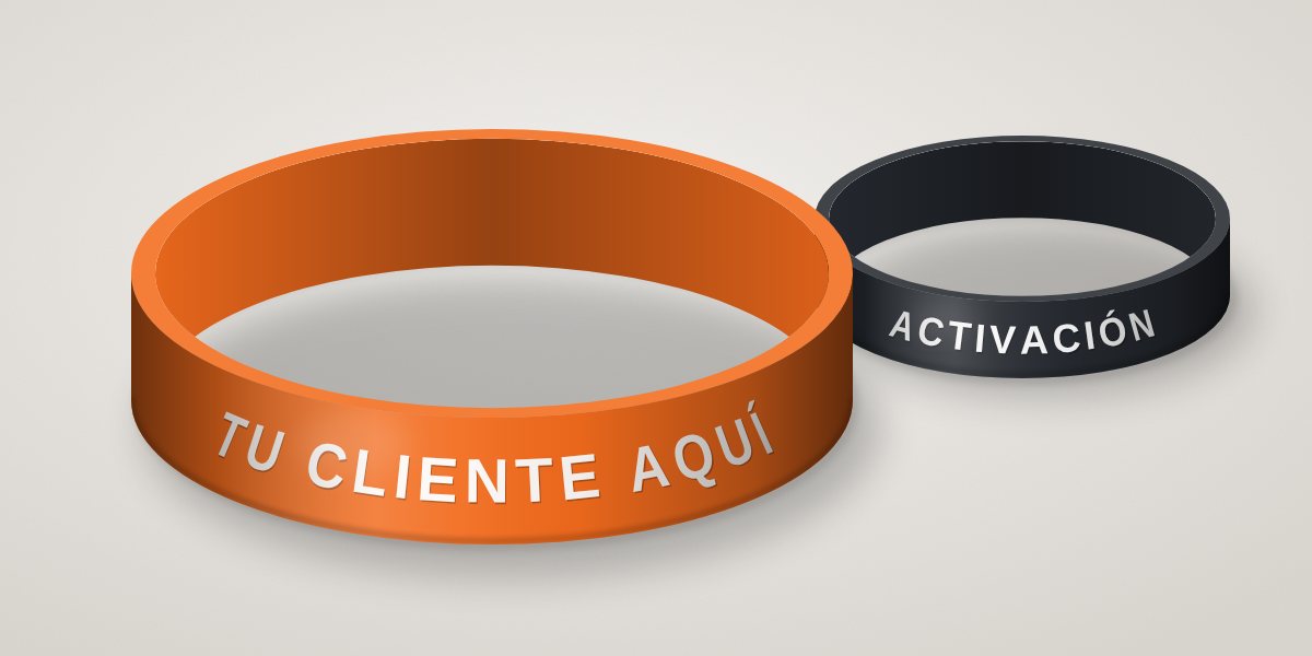 Pulseras para agencias de publicidad: manillas de silicona personalizadas