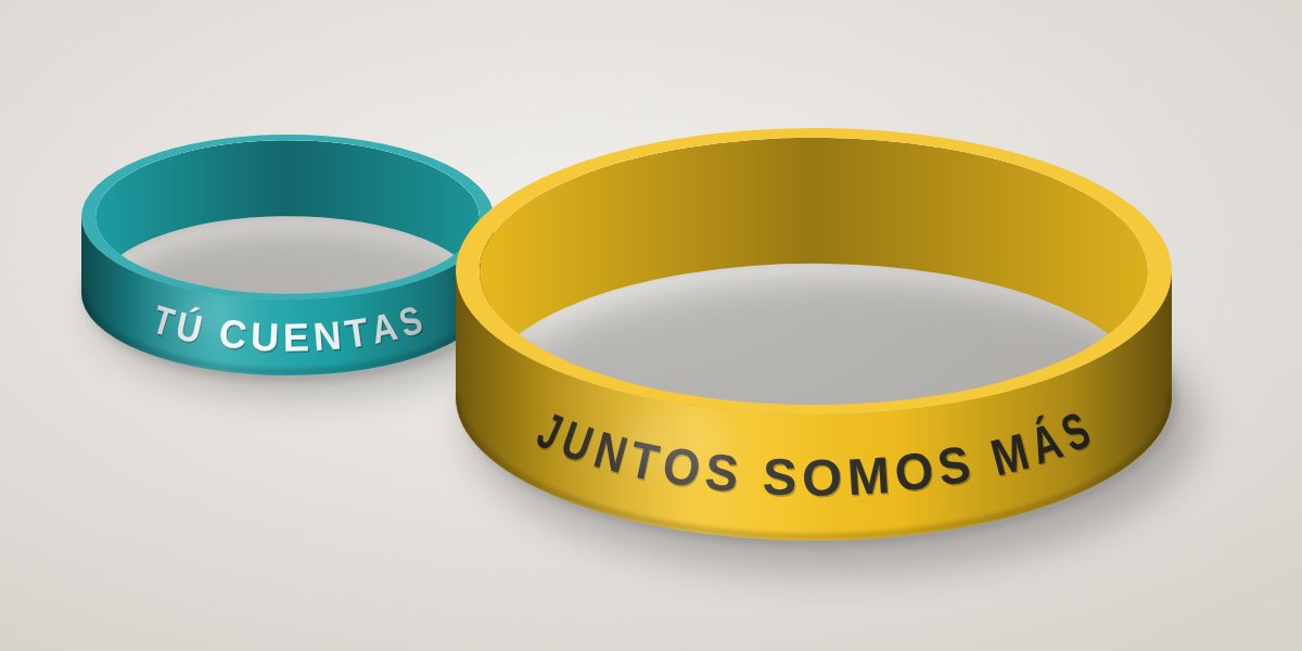 Pulseras para campañas sociales: manillas de silicona personalizadas