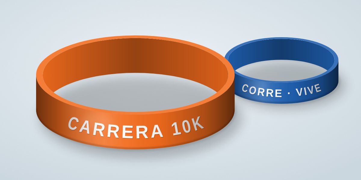 Pulseras para eventos deportivos: manillas de silicona personalizadas