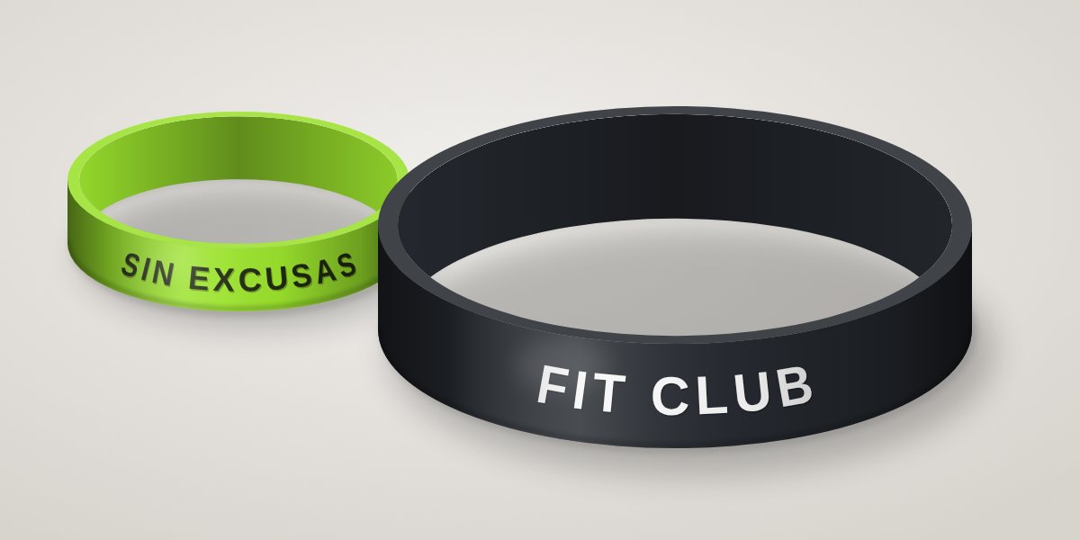 Pulseras para gimnasios: manillas de silicona personalizadas