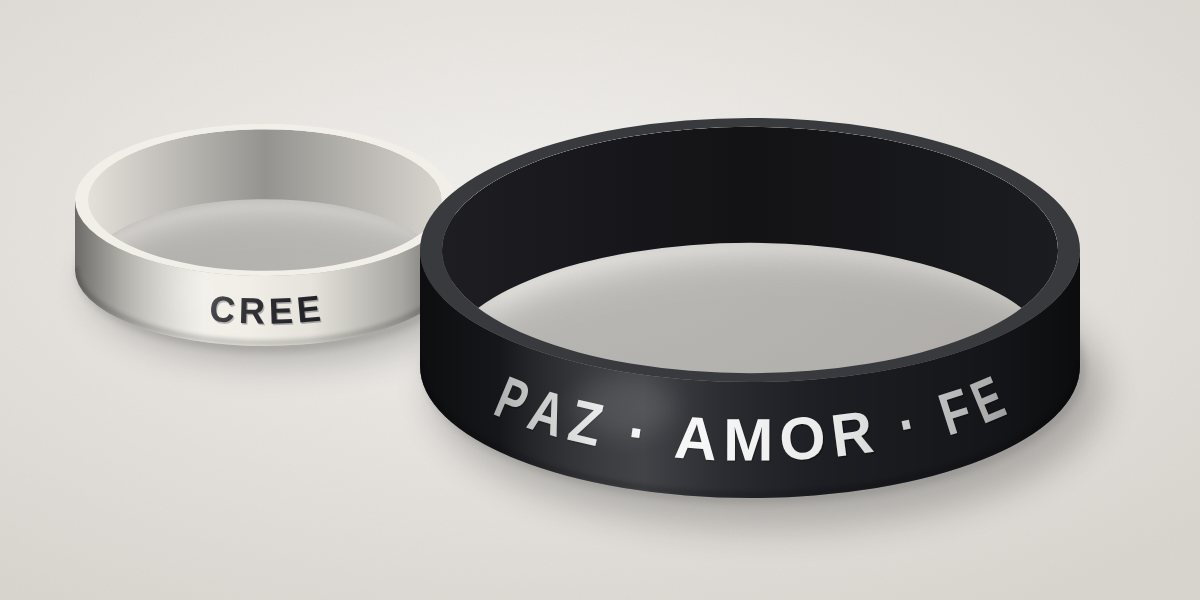 Pulseras para tus creencias: manillas de silicona personalizadas